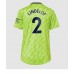 Cheap Manchester United Victor Lindelof #2 Third Football Shirt Women 2022-23 Short Sleeve